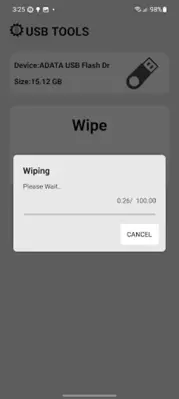 USB TOOLS (Format, WIPE...ETC) android App screenshot 0
